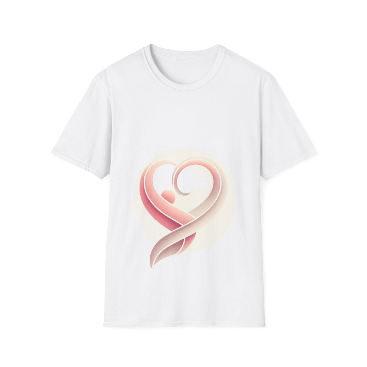 Artistic Heart Shape Design [Unisex Softstyle T-Shirt]