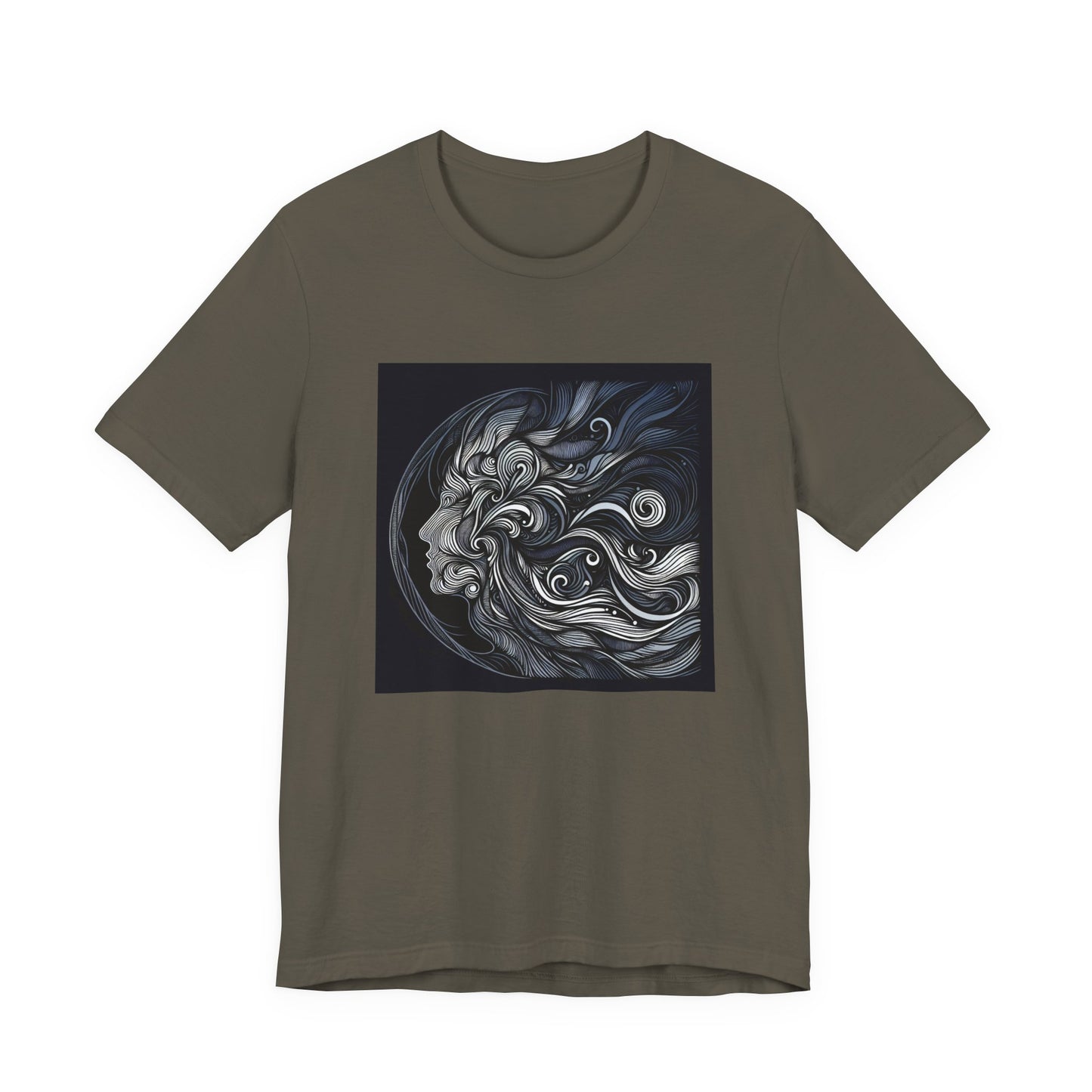 Flowing Lines: Wear Your Art in Motion T-Shirt