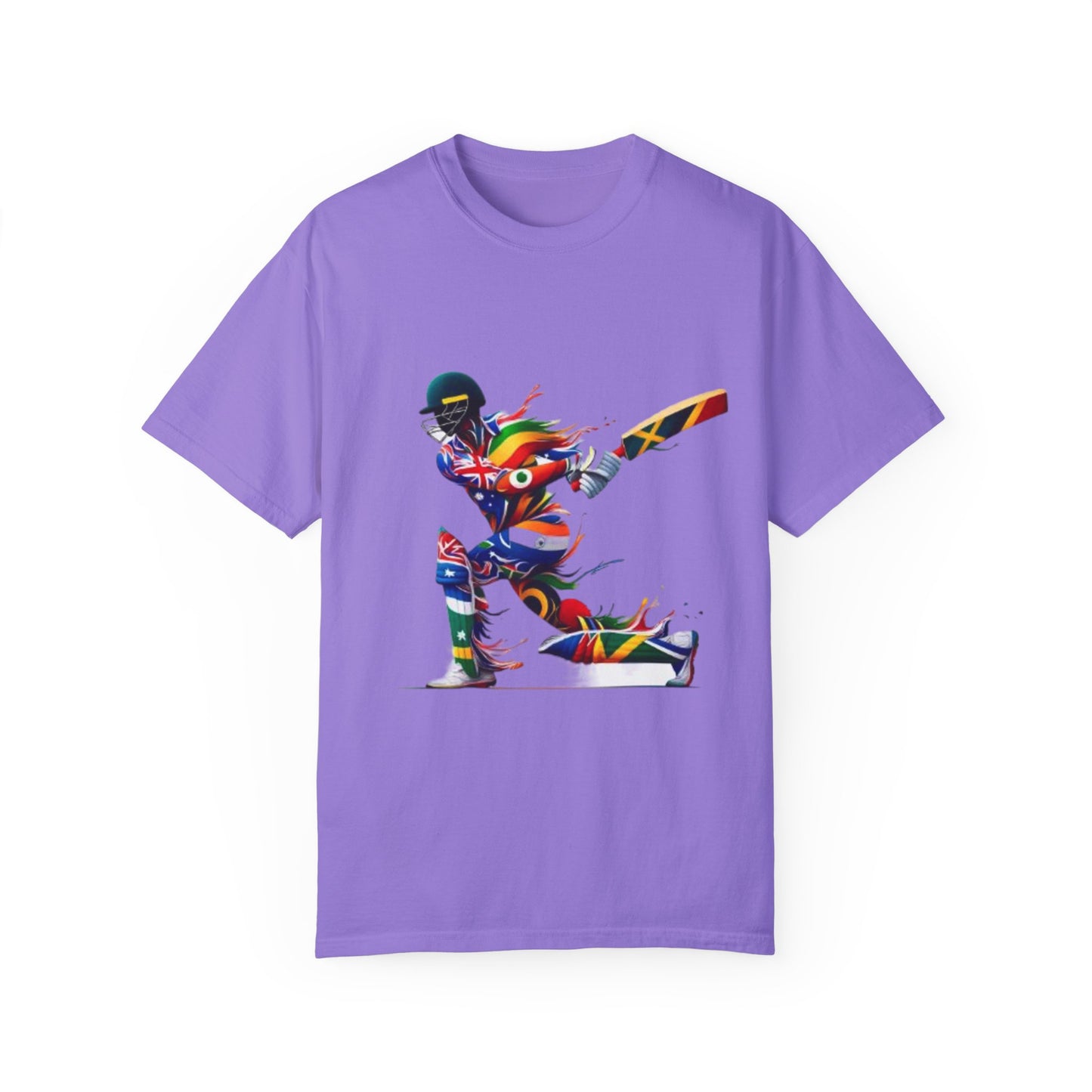 Cricket Design [Unisex Garment-Dyed T-shirt]