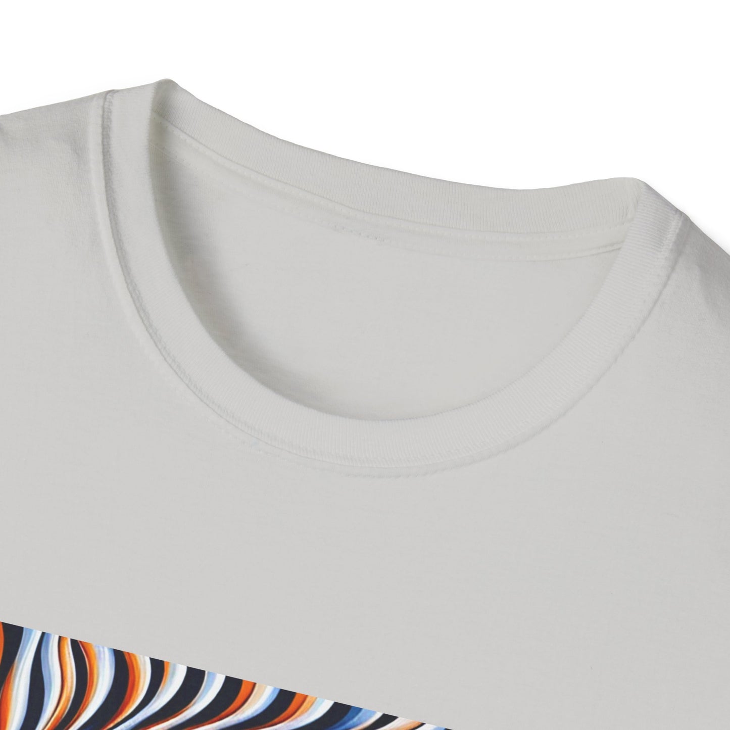 Sweet Swirl: Dive Into the Orange Illusion T-Shirt