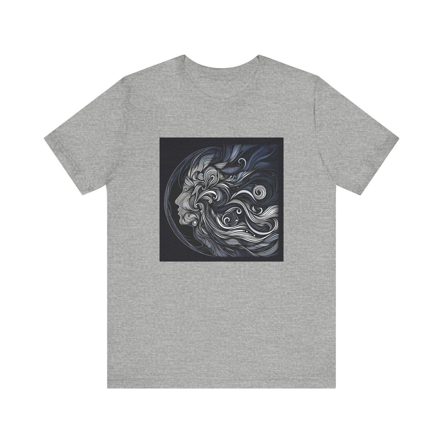 Flowing Lines: Wear Your Art in Motion T-Shirt