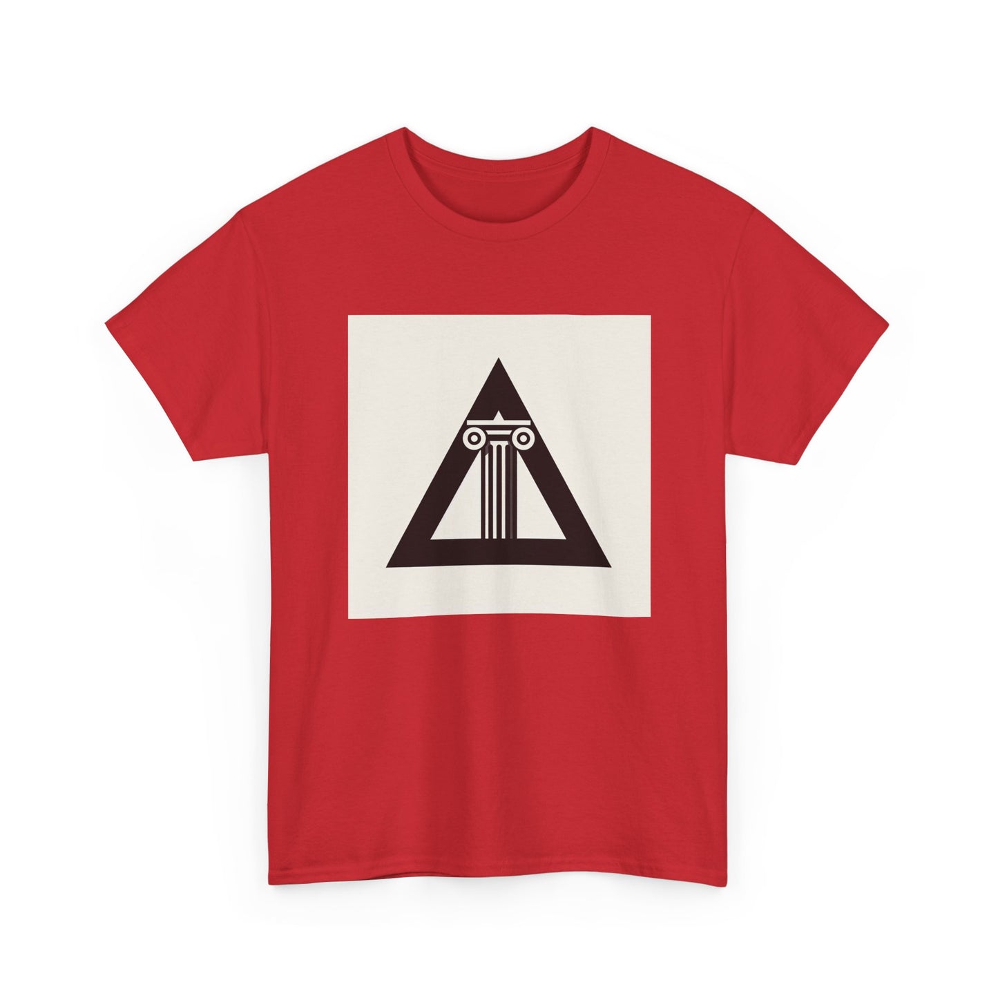 Timeless Pillars: Ancient Strength in Modern Frames T-Shirt