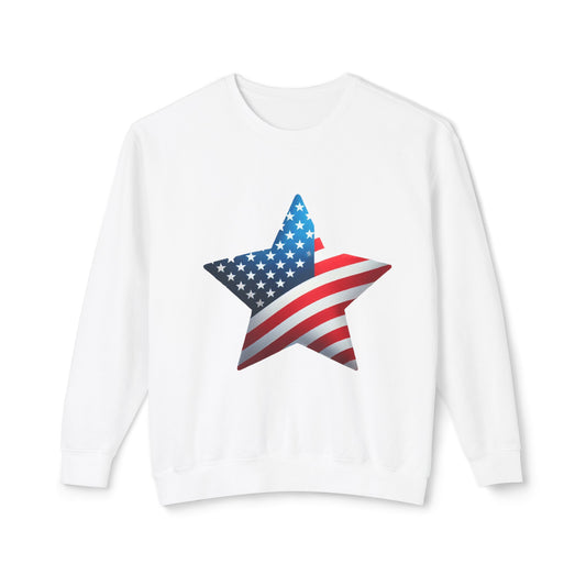 July 4th [Unisex Lightweight Crewneck Sweatshirt]