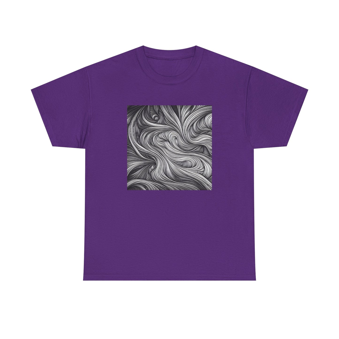 Flowing Lines: Art in Motion, Worn with Style T-Shirt
