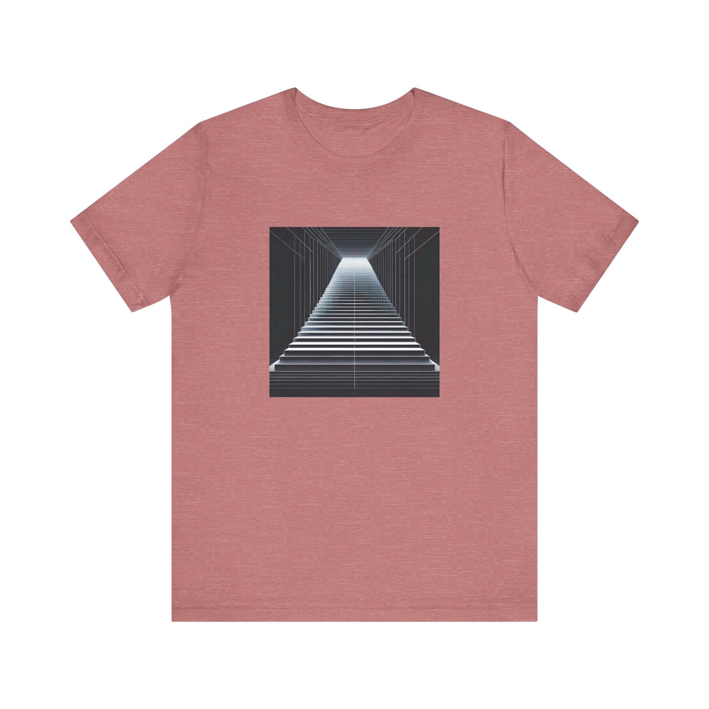 Steps into the Abyss: Vector Darkness Unveiled T-Shirt