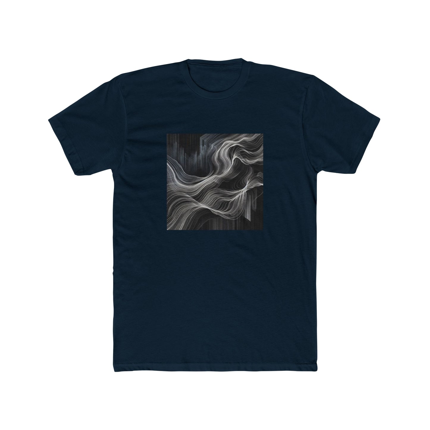 Flow Unleashed: Dynamic Line Art in Motion T-Shirt