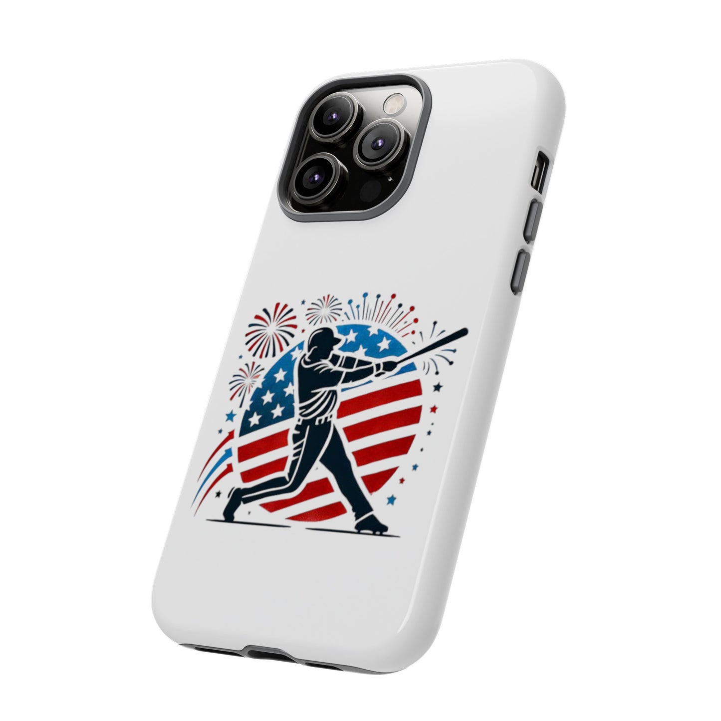 July 4th Baseball design Tough Cases