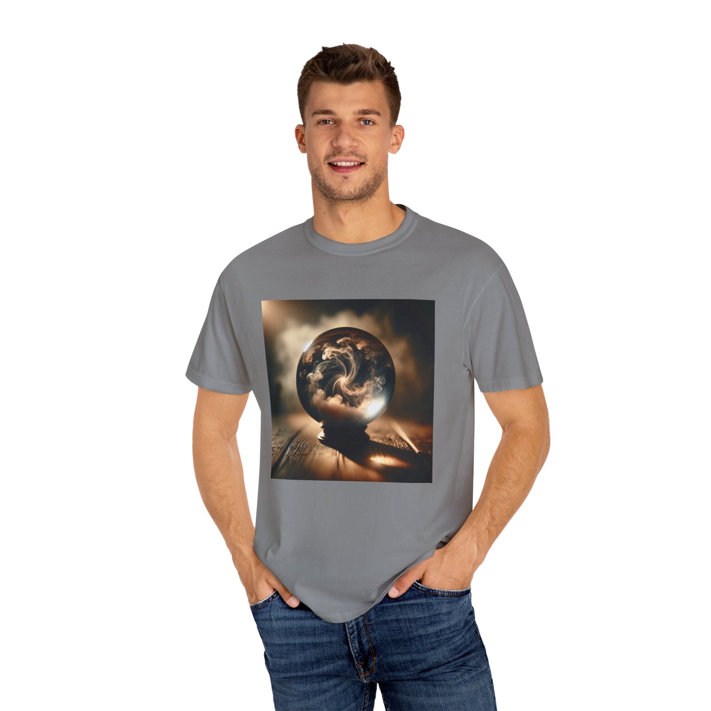 Enchanted Glimpse: Mystical Visions Swirling Within T-Shirt