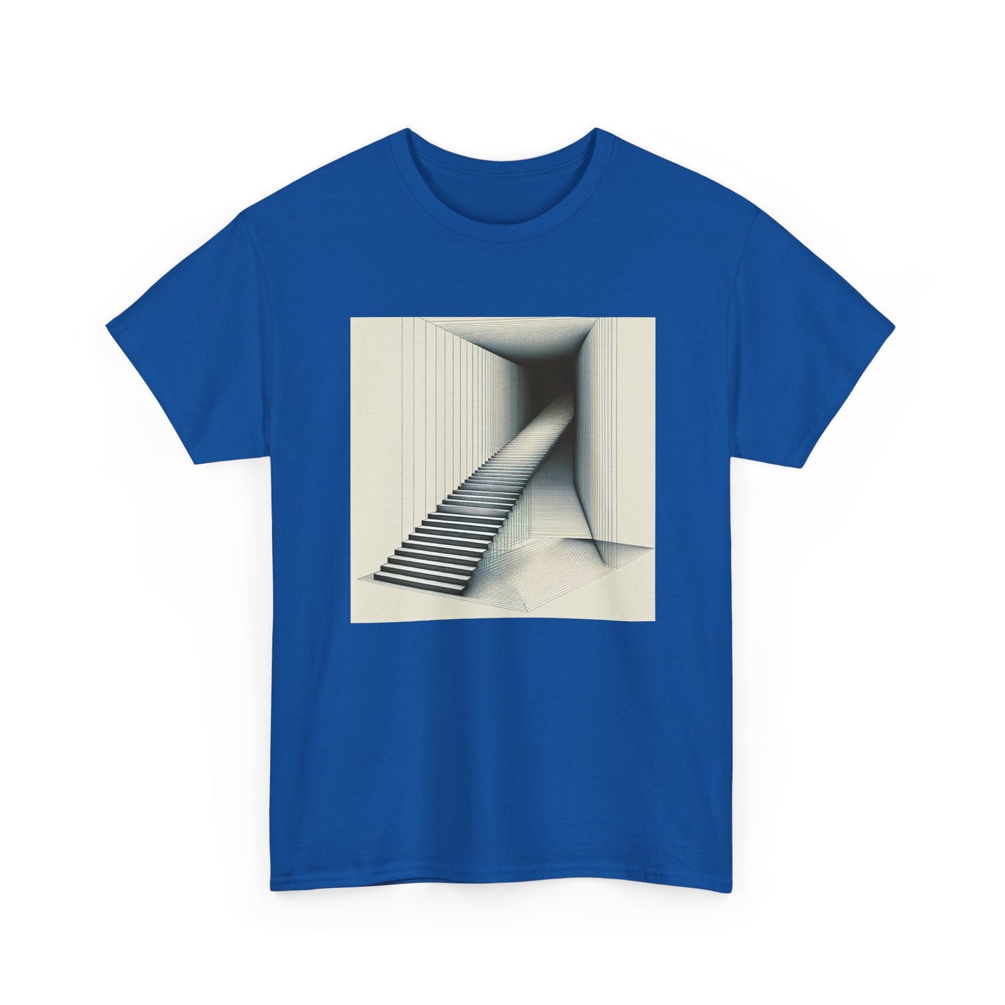 Steps into Shadows: Vector Voyage in Darkness T-Shirt