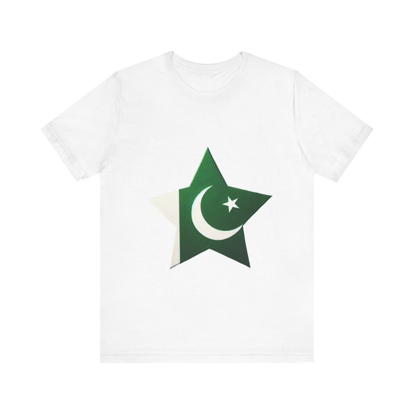 Pakistan flag design [Unisex Jersey Short Sleeve Tee]