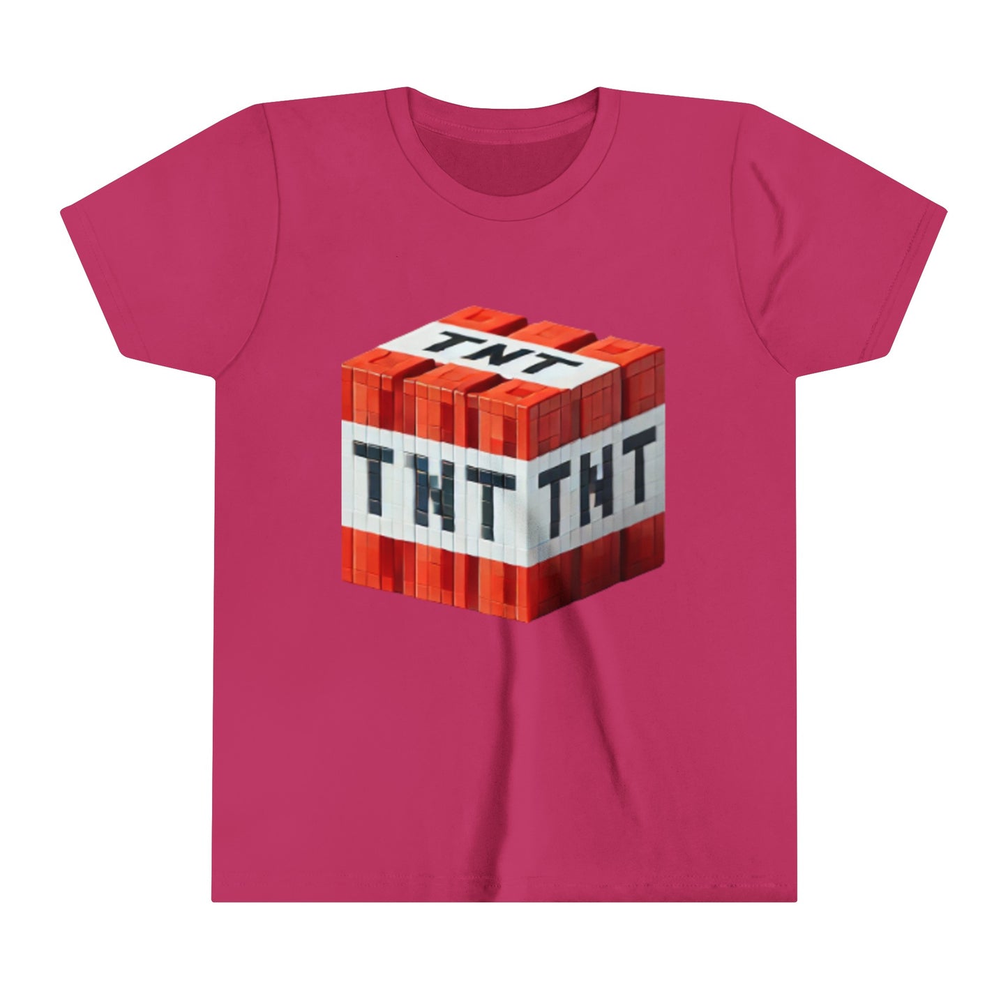 Minecraft TNT Design[Youth Short Sleeve Tee]