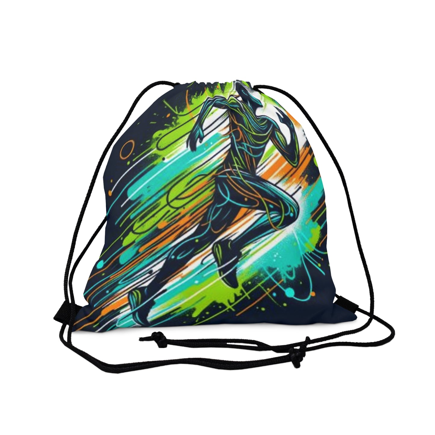 Energetic Design Outdoor Drawstring Bag