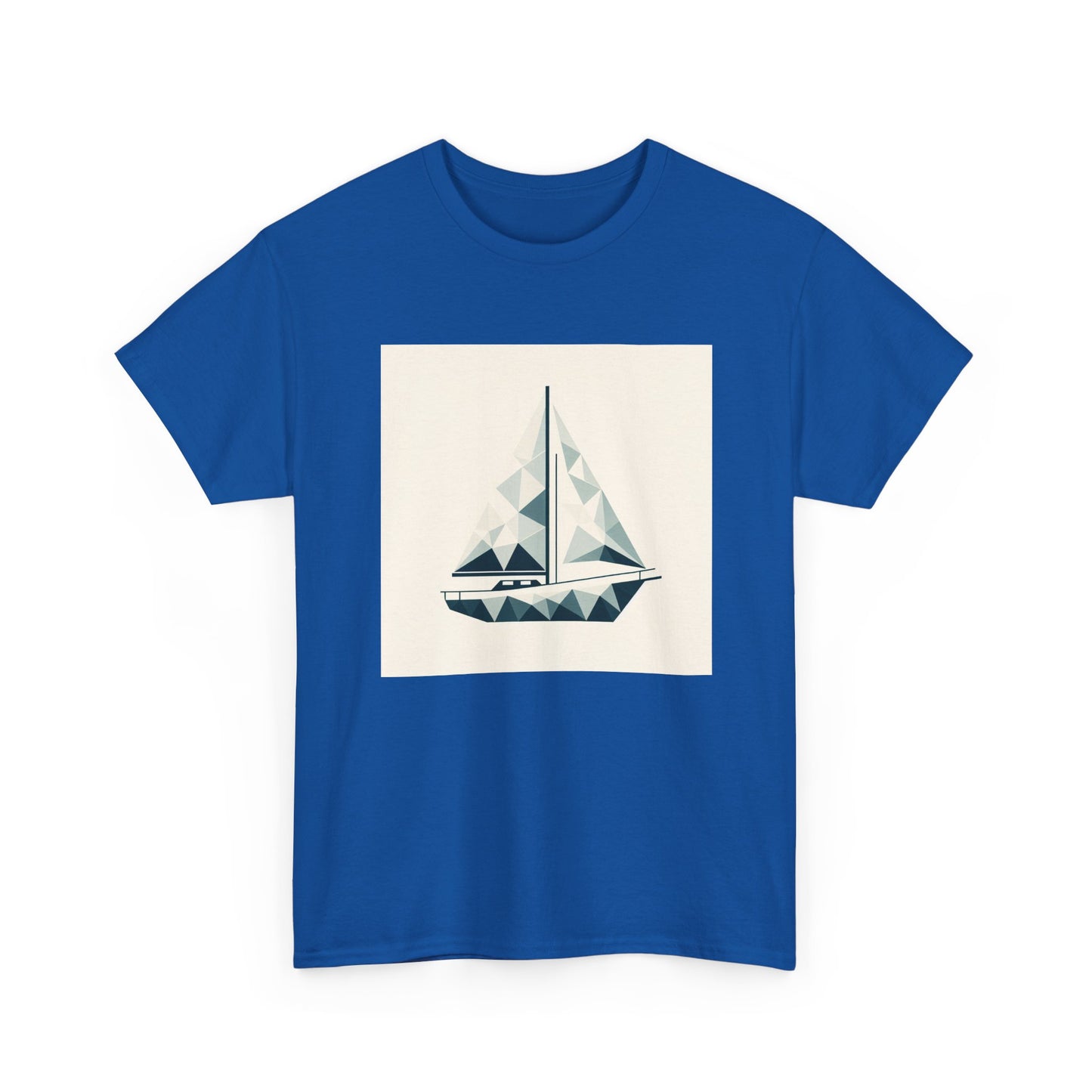 Sailing in Simplicity: Triangle Voyage Tee T-Shirt