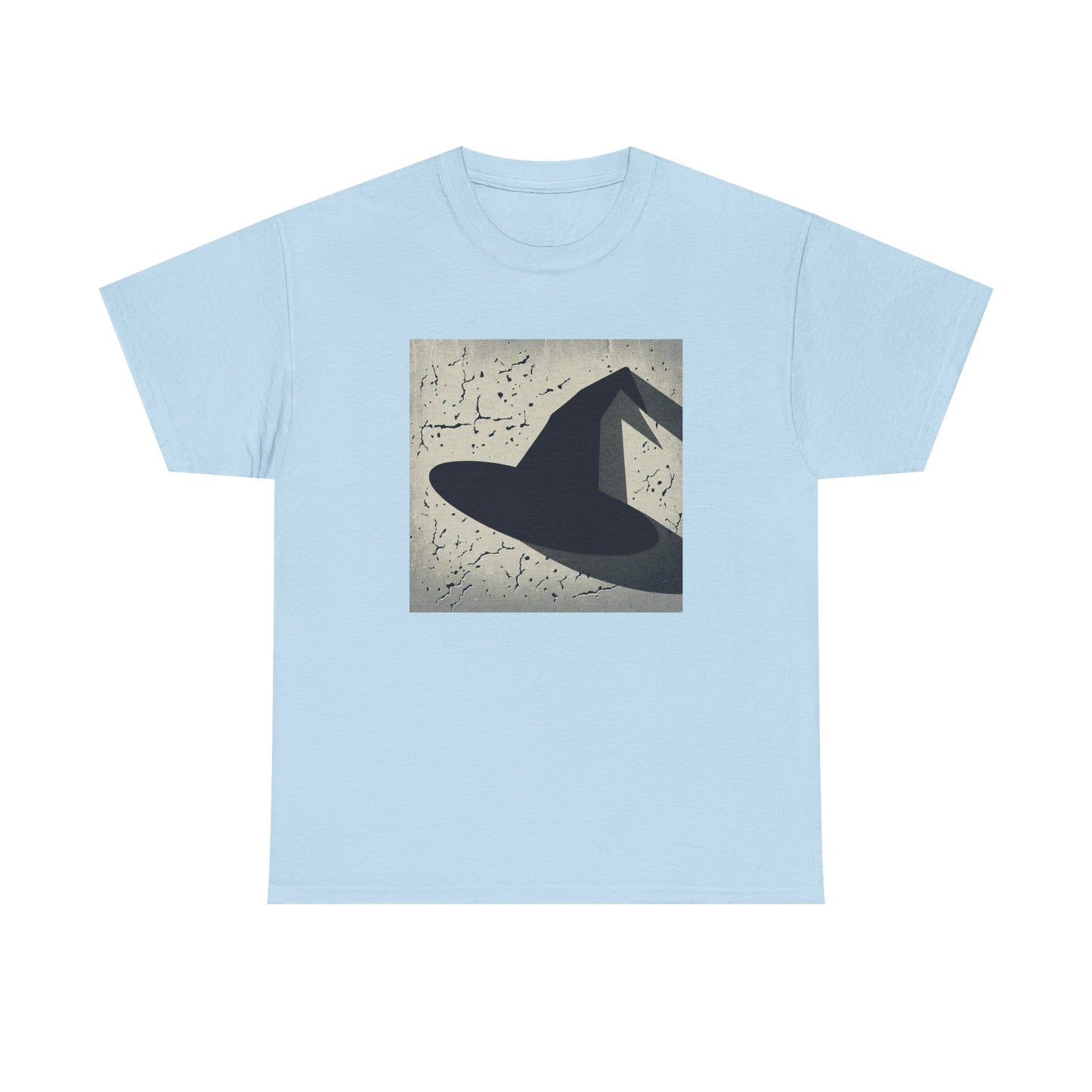 Whimsical Witchcraft: Shadows Cast on Textured Walls T-Shirt