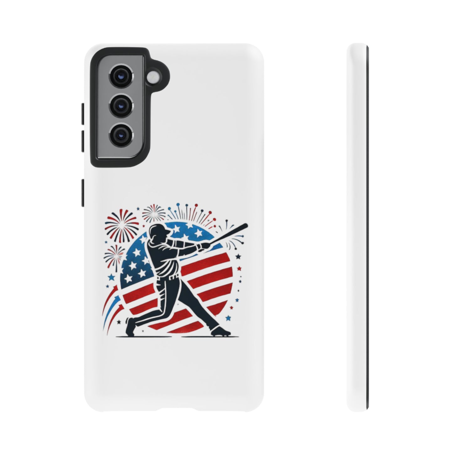 July 4th Baseball design Tough Cases