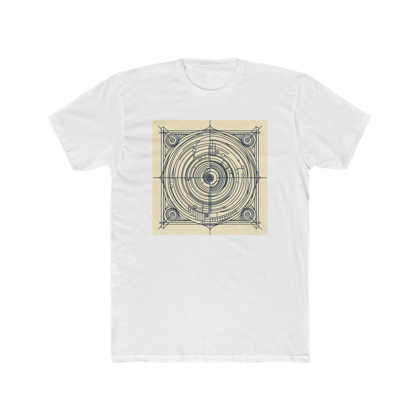 Spiral Symmetry: Geometry's Twirl on Your Tee T-Shirt