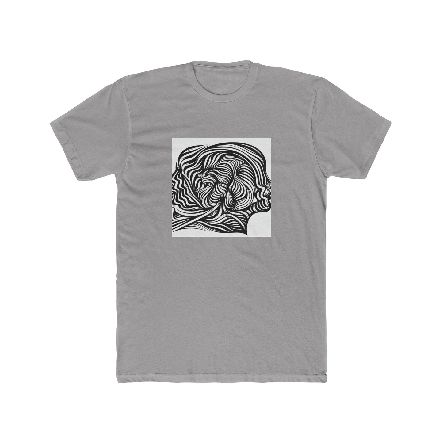 Lines in Motion: Illusionary Stripes T-Shirt Design T-Shirt