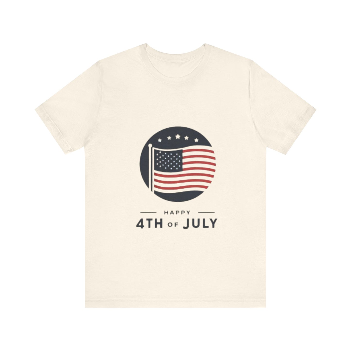 July 4th Indepence day Design [Unisex Jersey Short Sleeve Tee]