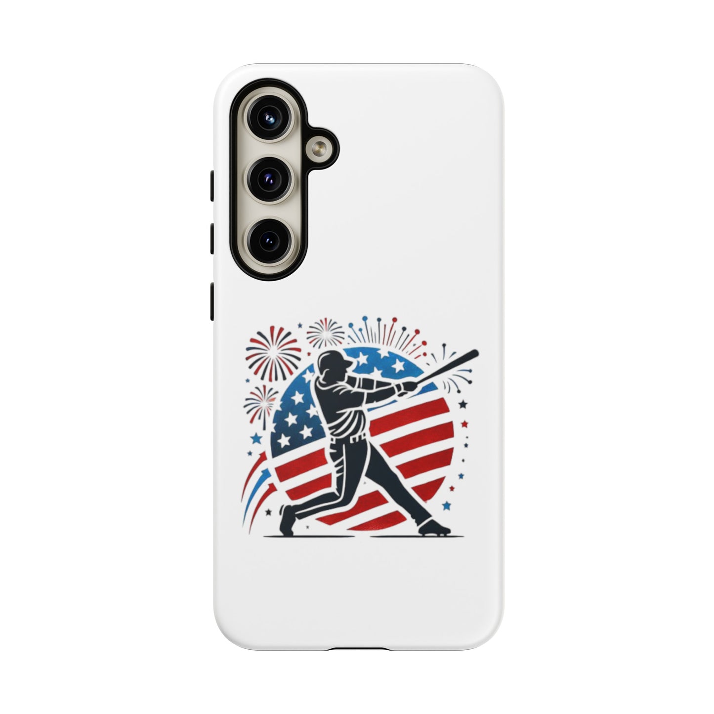 July 4th Baseball design Tough Cases