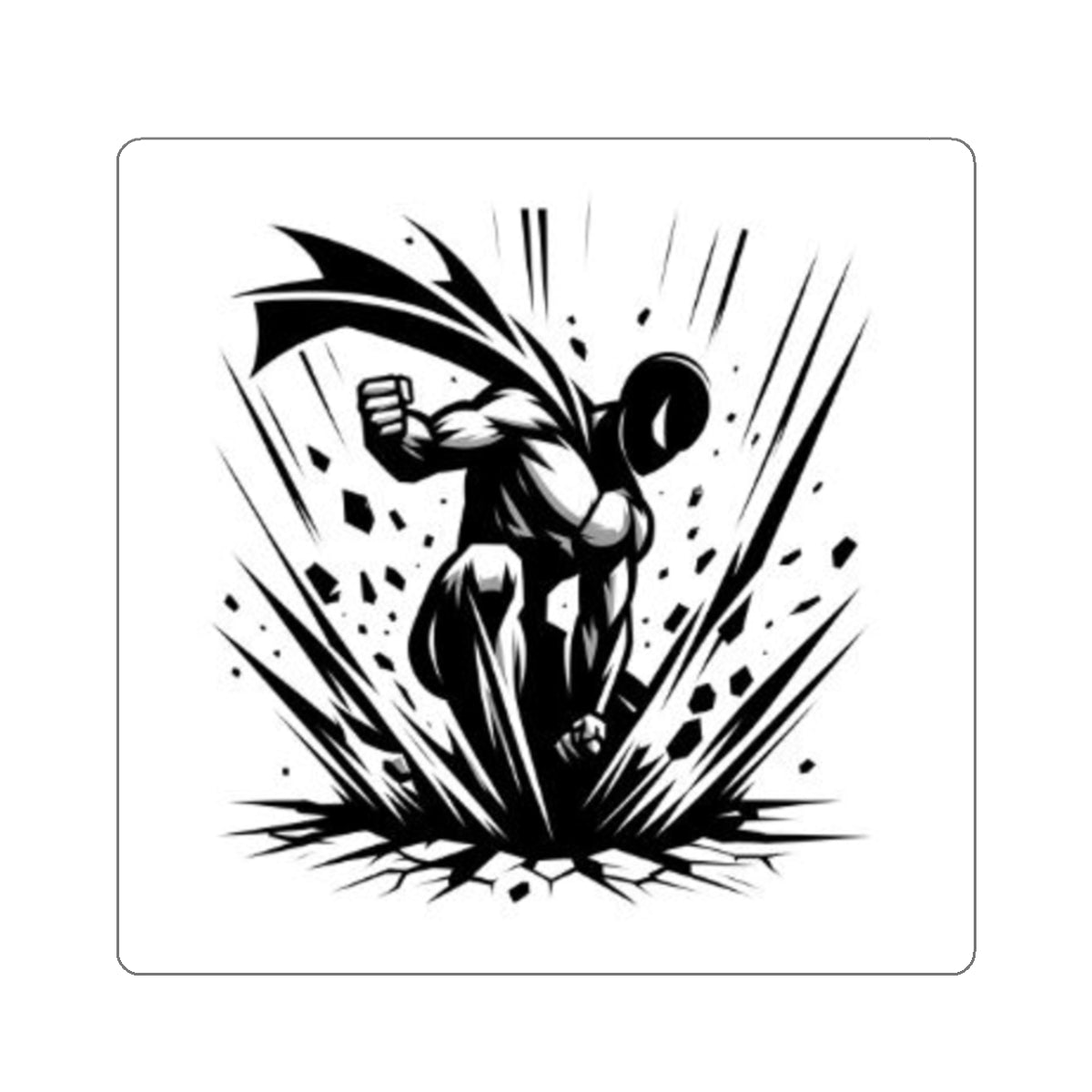 Super Hero Design [Kiss-Cut Stickers]