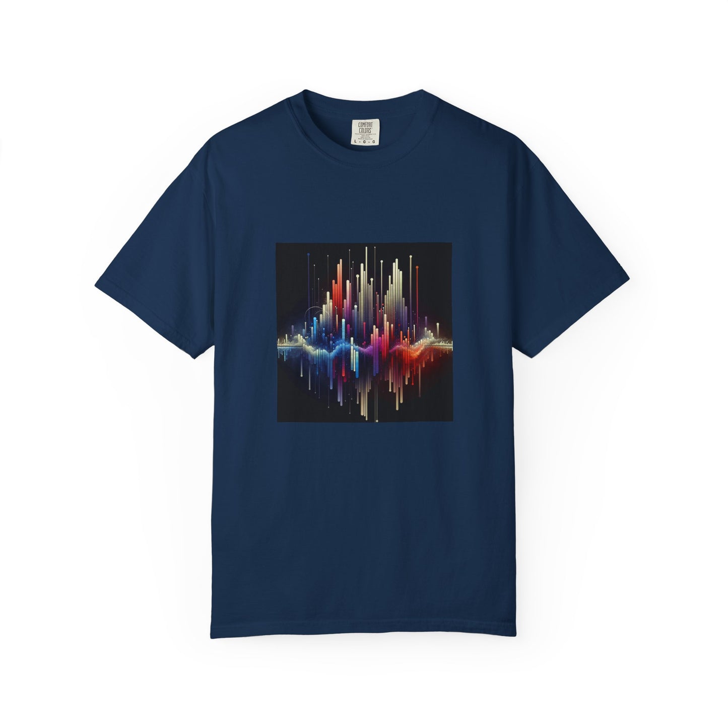 Symphonic Waves: Wearable Equalizer Art in Motion T-Shirt
