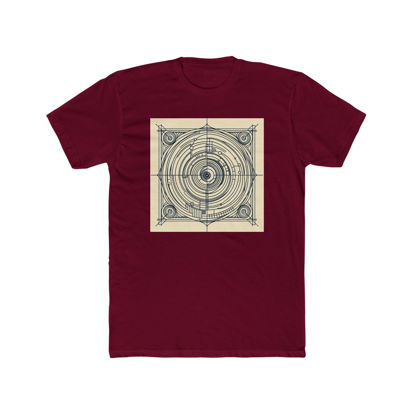 Spiral Symmetry: Geometry's Twirl on Your Tee T-Shirt