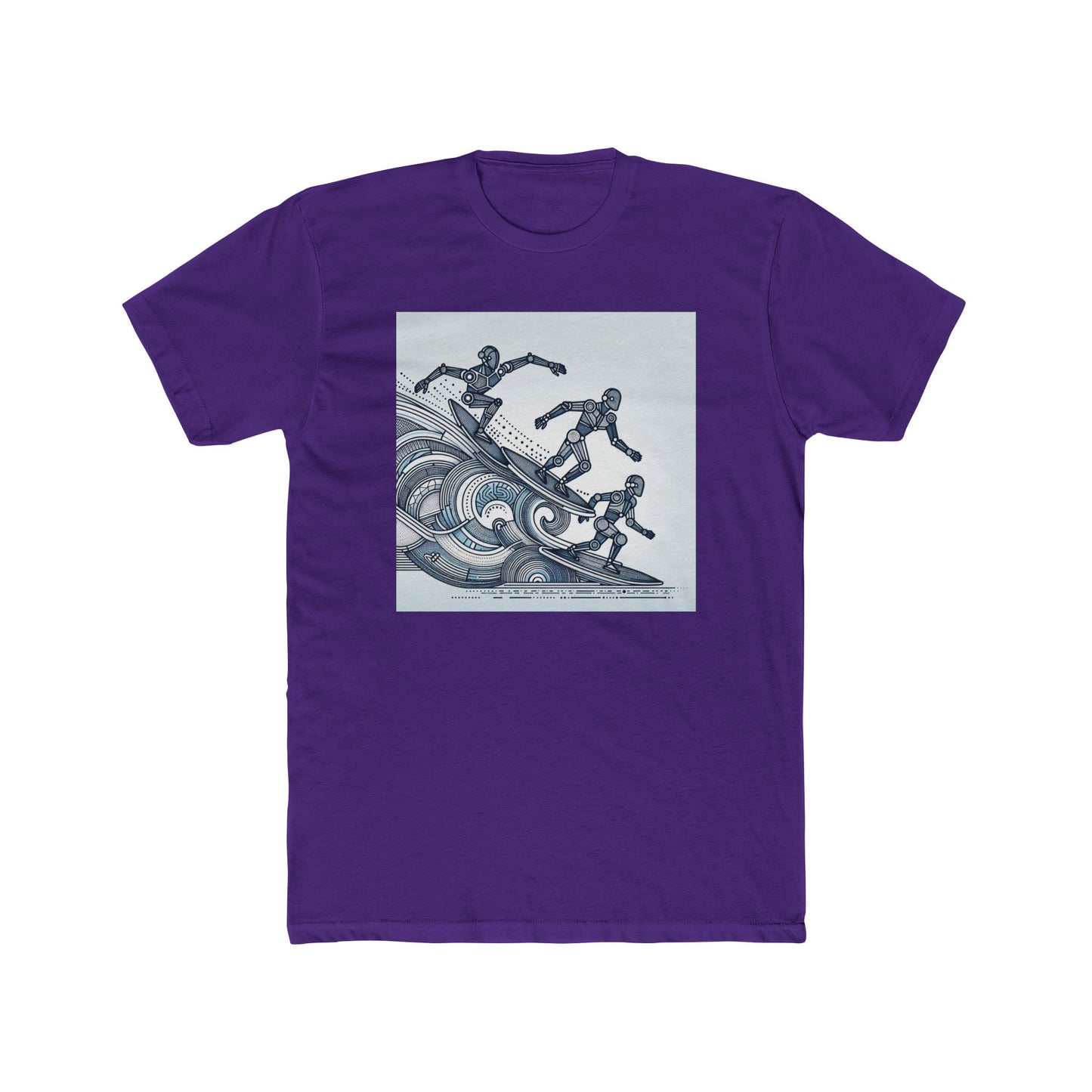Robotic Rhythm: Dancing with Geometric Waves T-Shirt