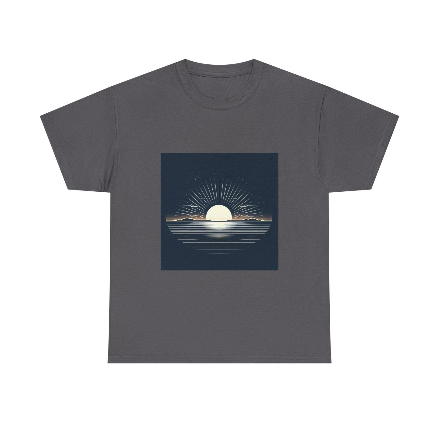 Rise and Shine: Horizon's Bold Vector Dawn T-Shirt