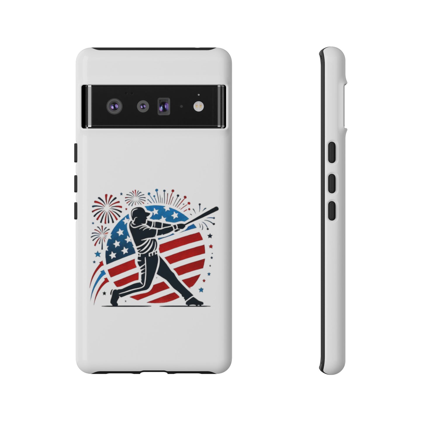 July 4th Baseball design Tough Cases