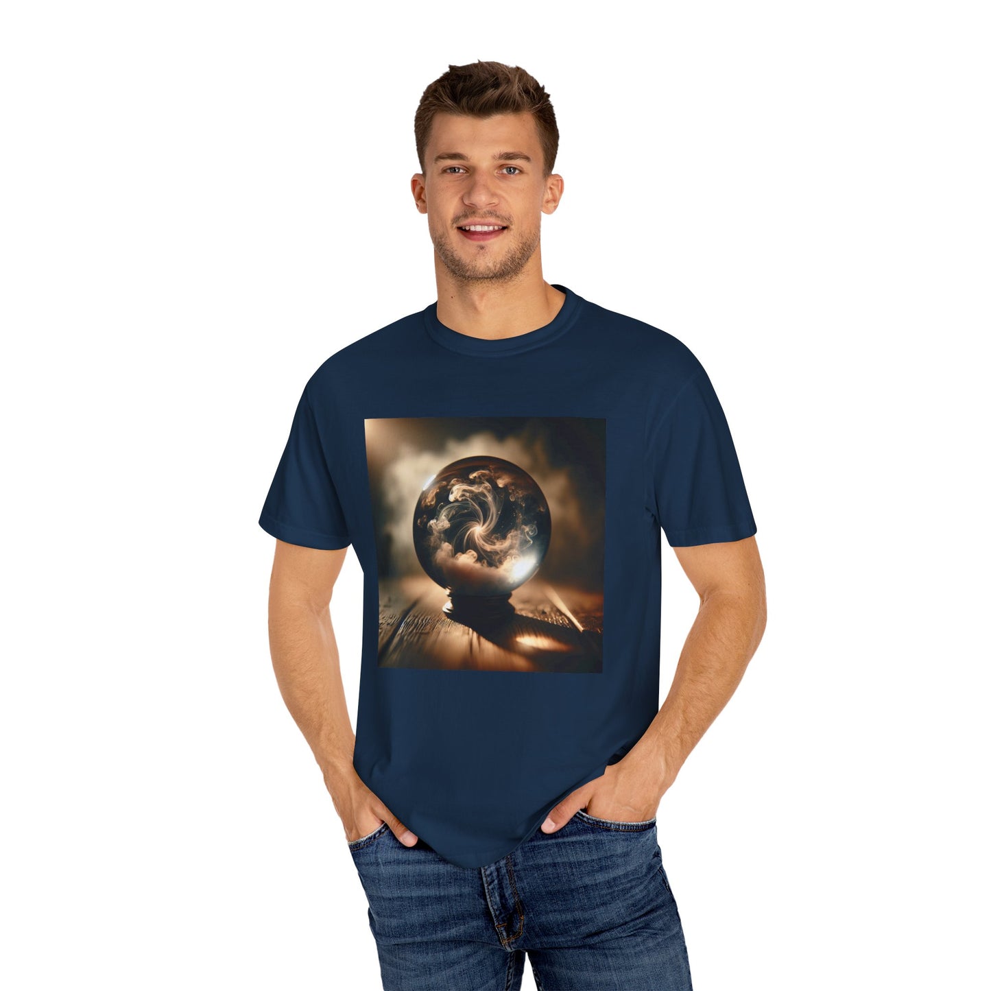 Enchanted Glimpse: Mystical Visions Swirling Within T-Shirt