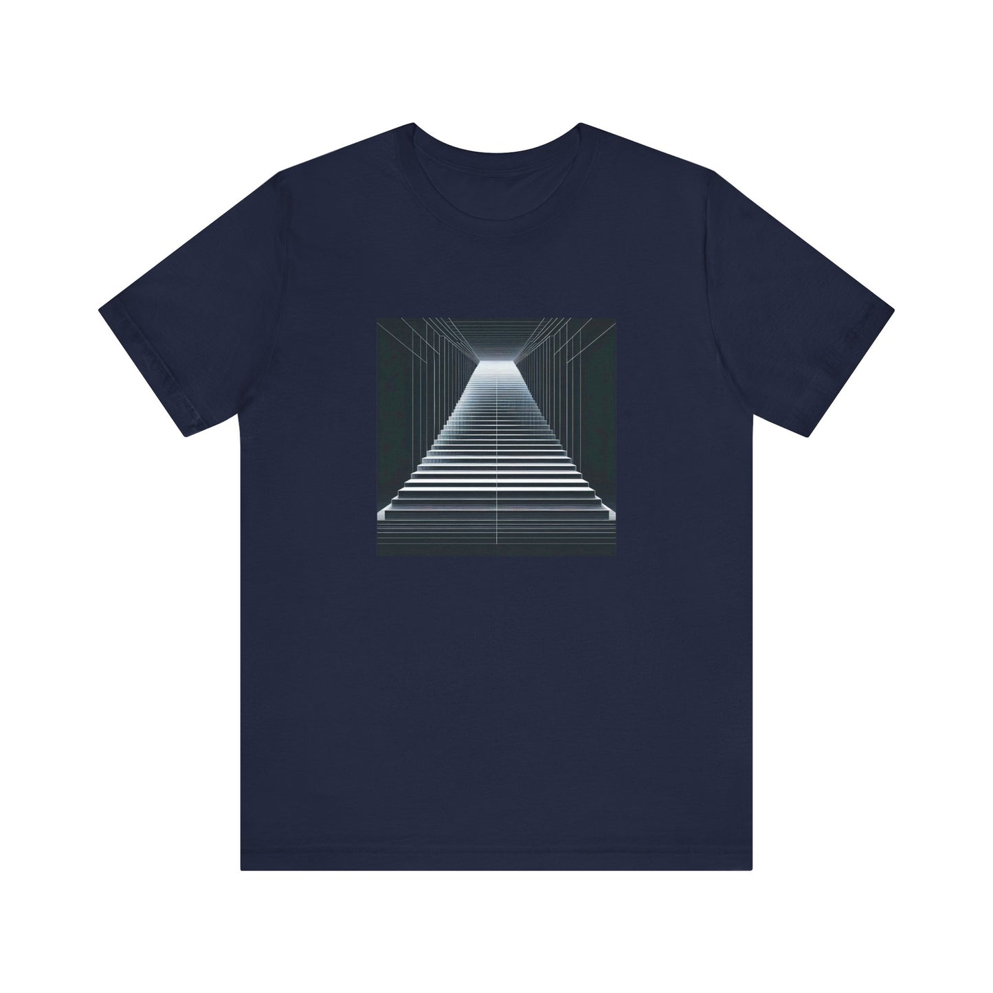Steps into the Abyss: Vector Darkness Unveiled T-Shirt