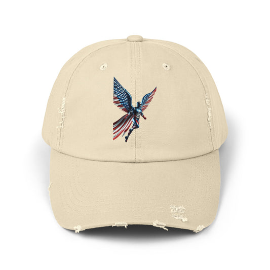 July 4th Independence day design  [Unisex Distressed Cap]