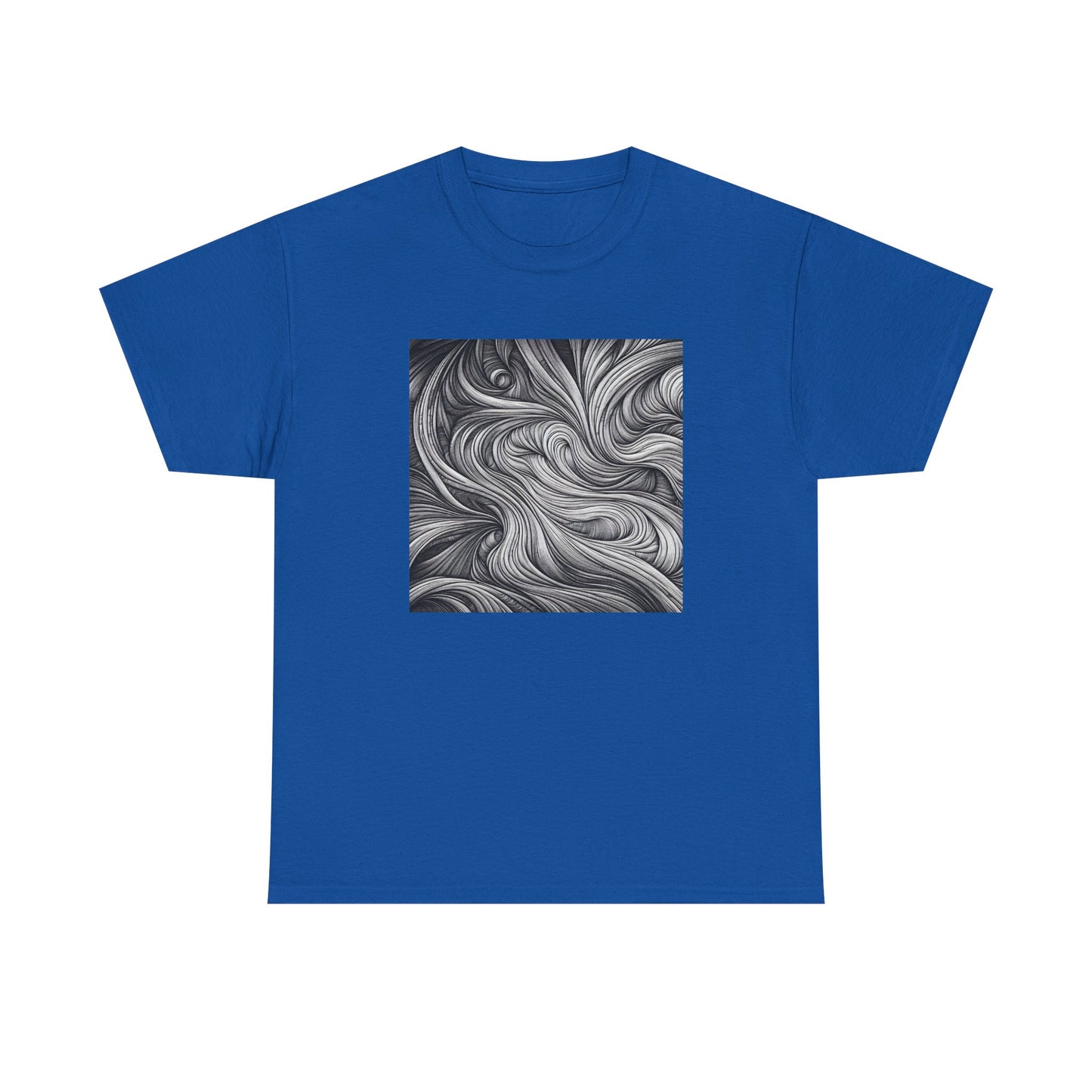 Flowing Lines: Art in Motion, Worn with Style T-Shirt