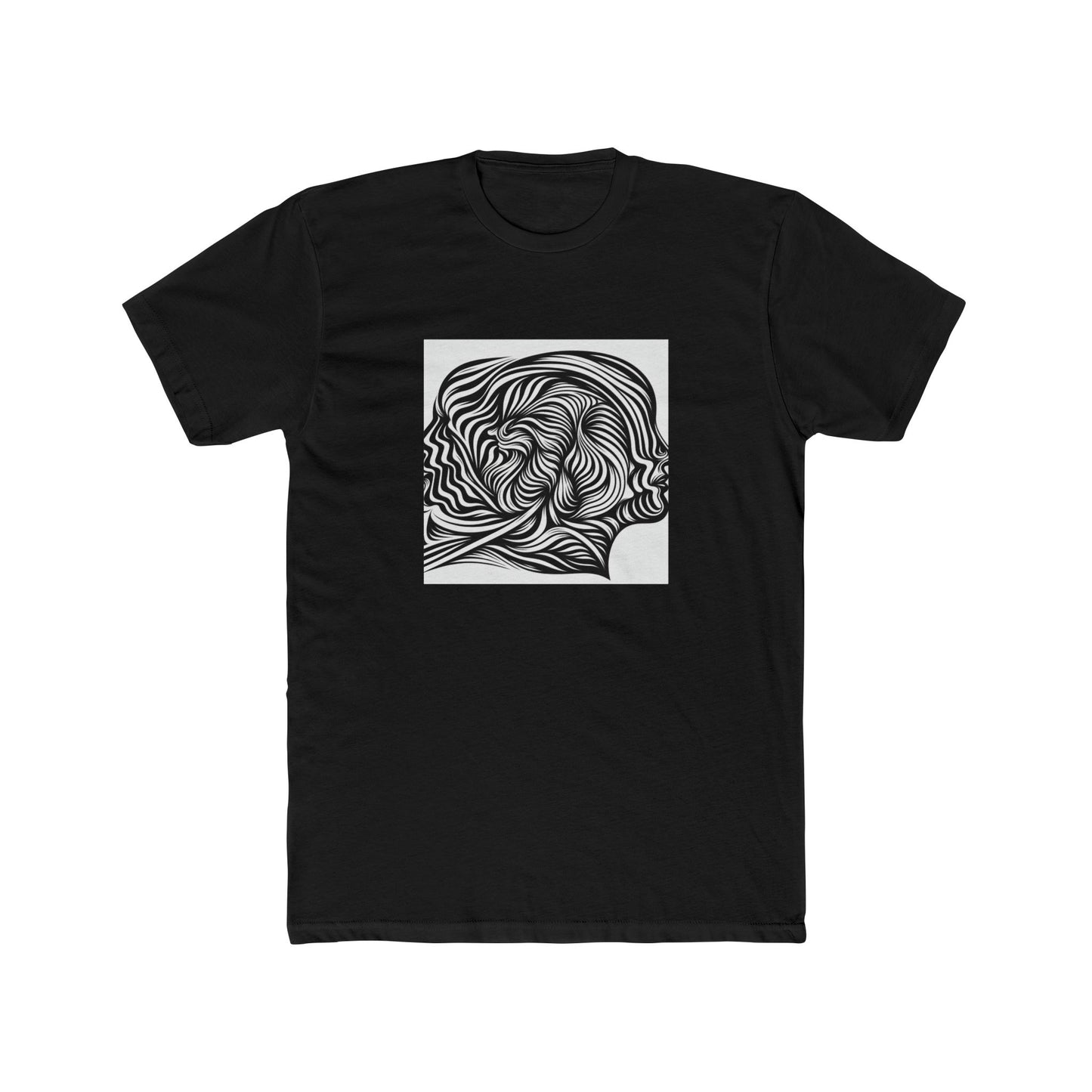 Lines in Motion: Illusionary Stripes T-Shirt Design T-Shirt
