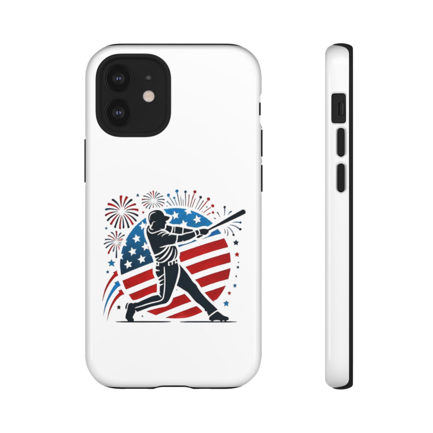 July 4th Baseball design Tough Cases