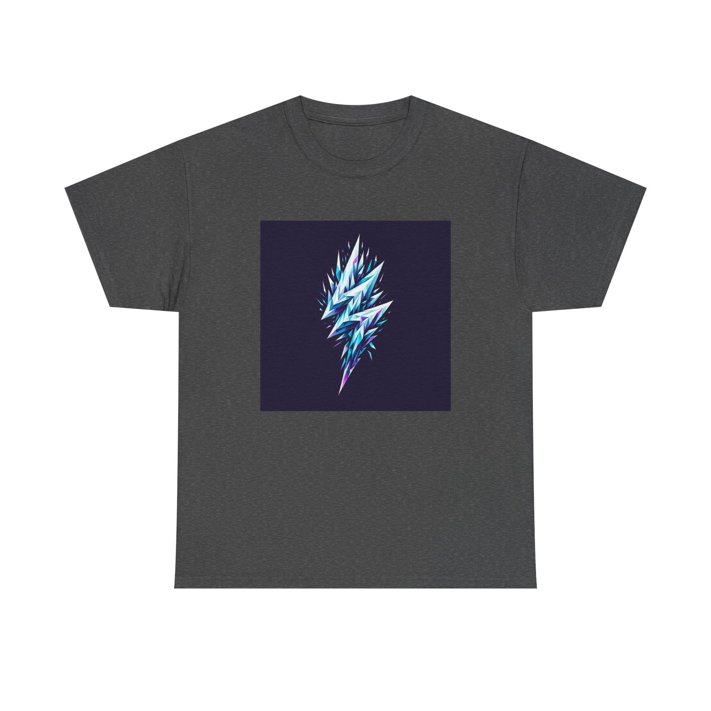 Shattered Thunder: Geometric Bolt Tee T-Shirt