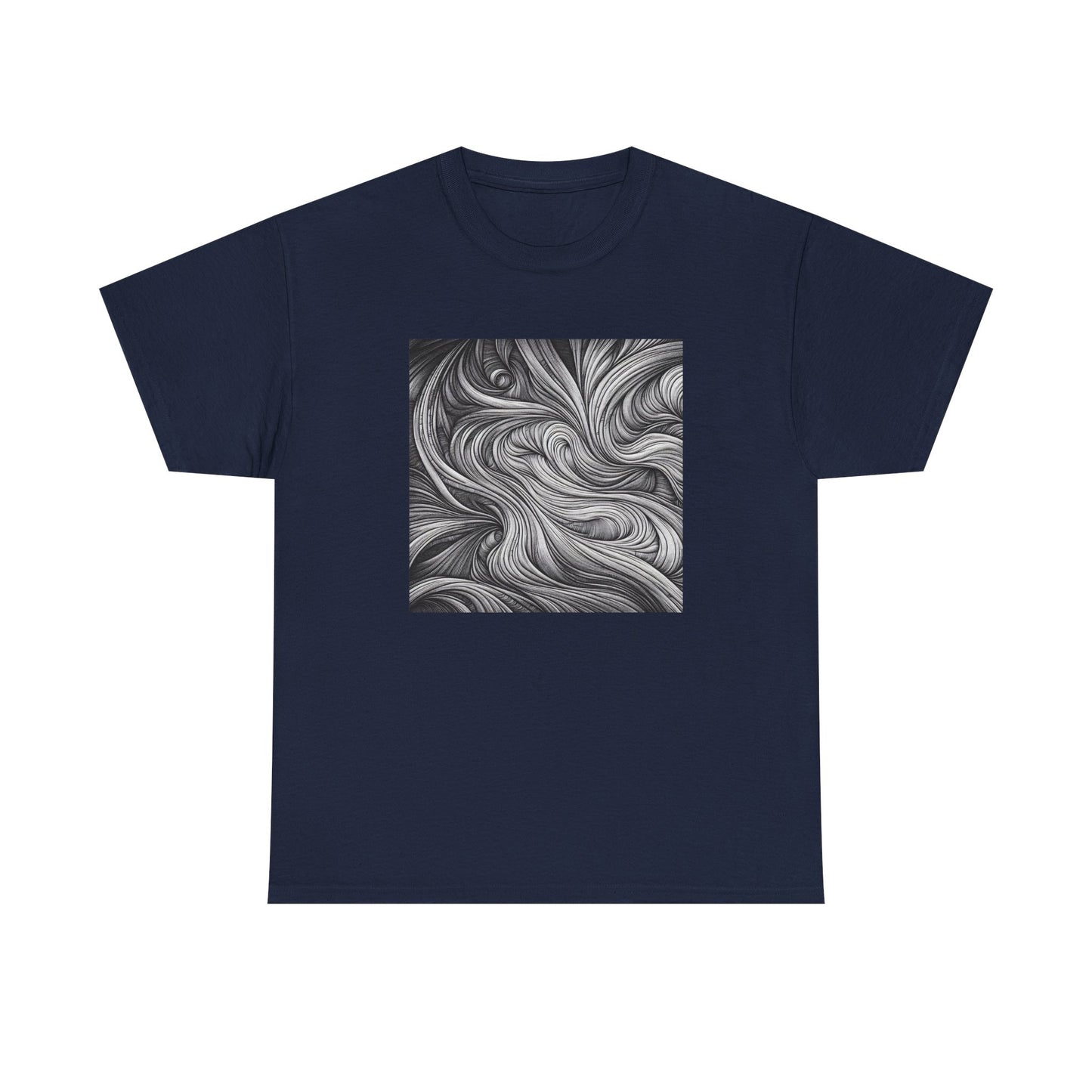 Flowing Lines: Art in Motion, Worn with Style T-Shirt