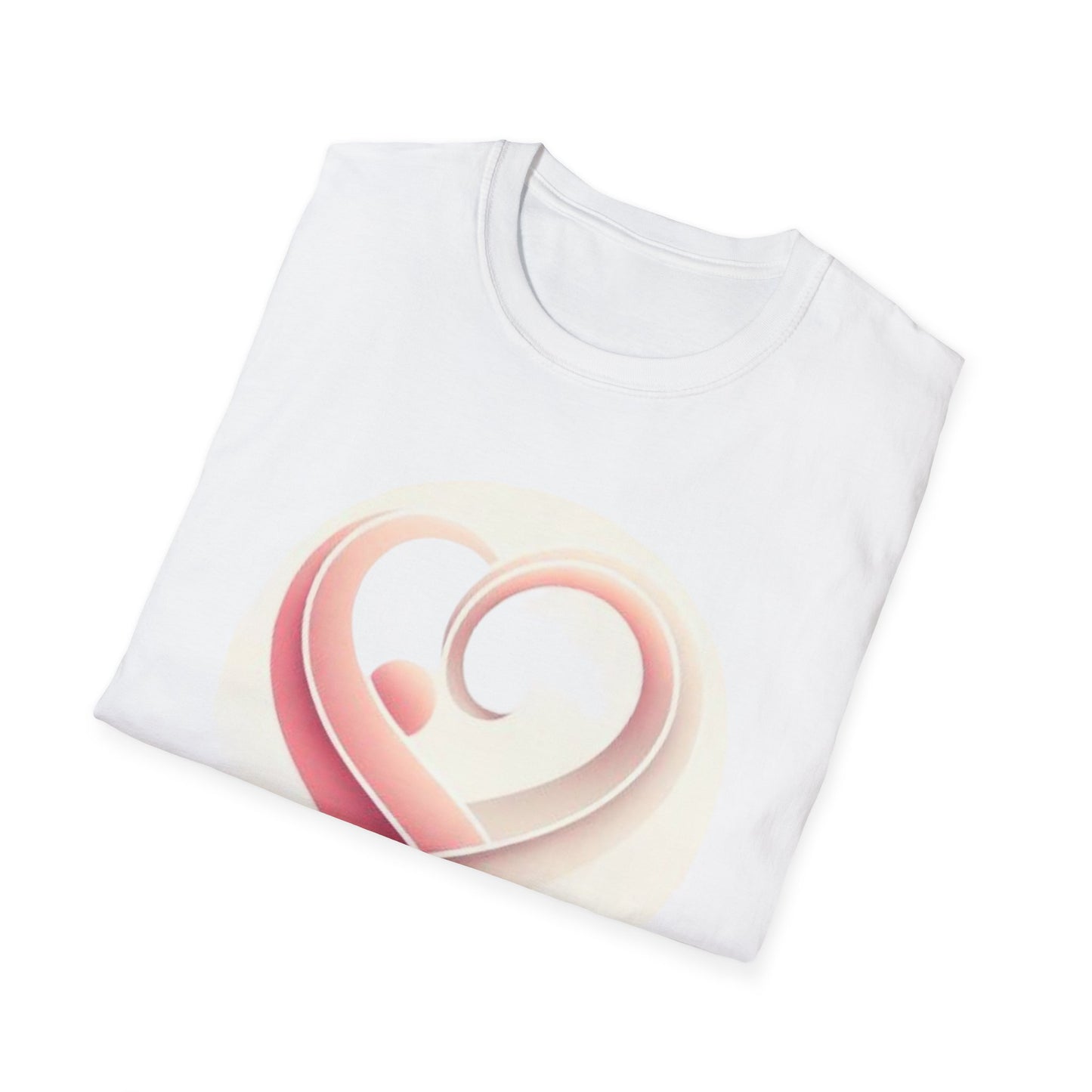 Artistic Heart Shape Design [Unisex Softstyle T-Shirt]