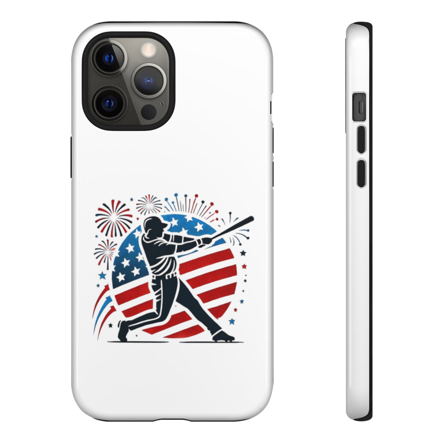 July 4th Baseball design Tough Cases