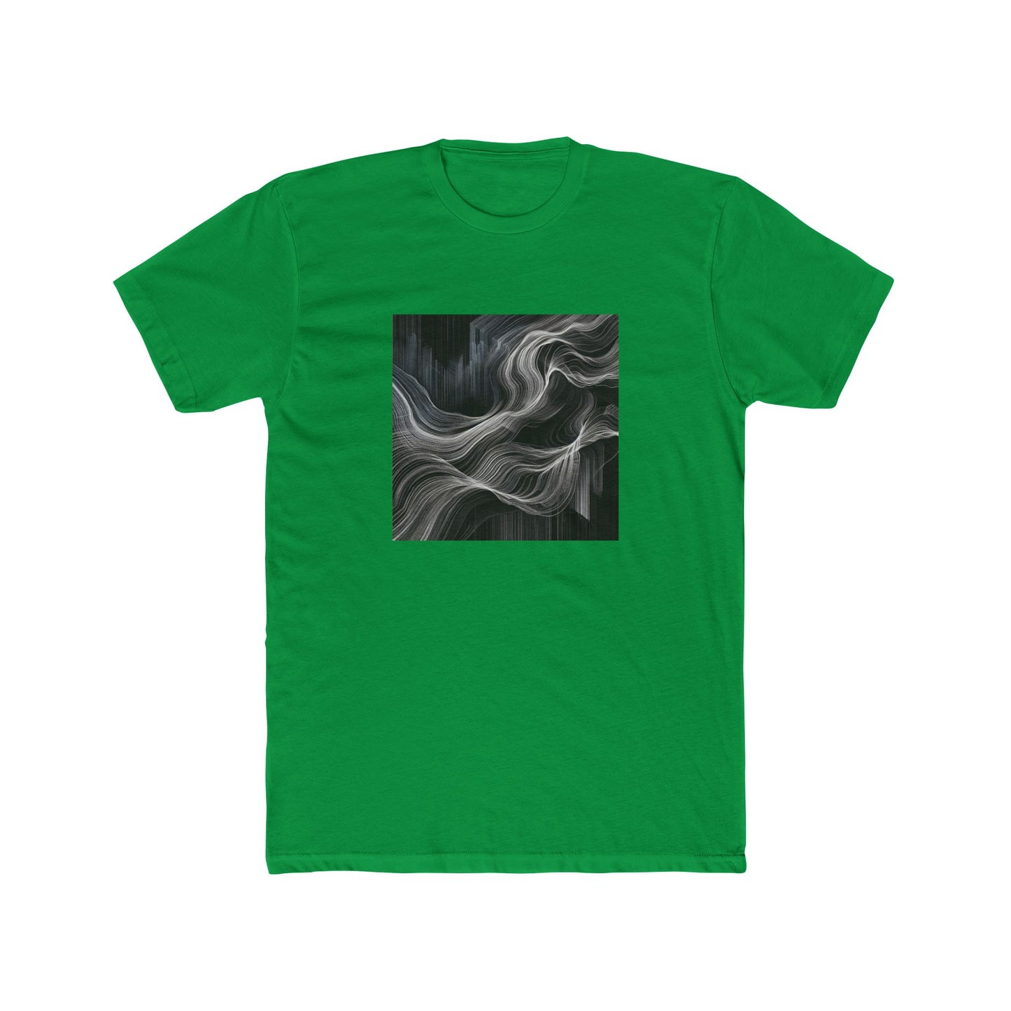 Flow Unleashed: Dynamic Line Art in Motion T-Shirt