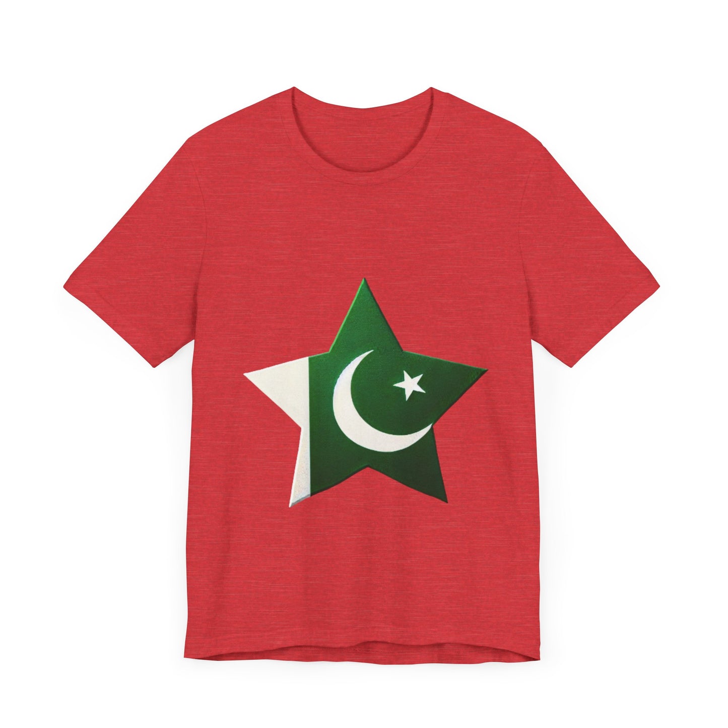 Pakistan flag design [Unisex Jersey Short Sleeve Tee]