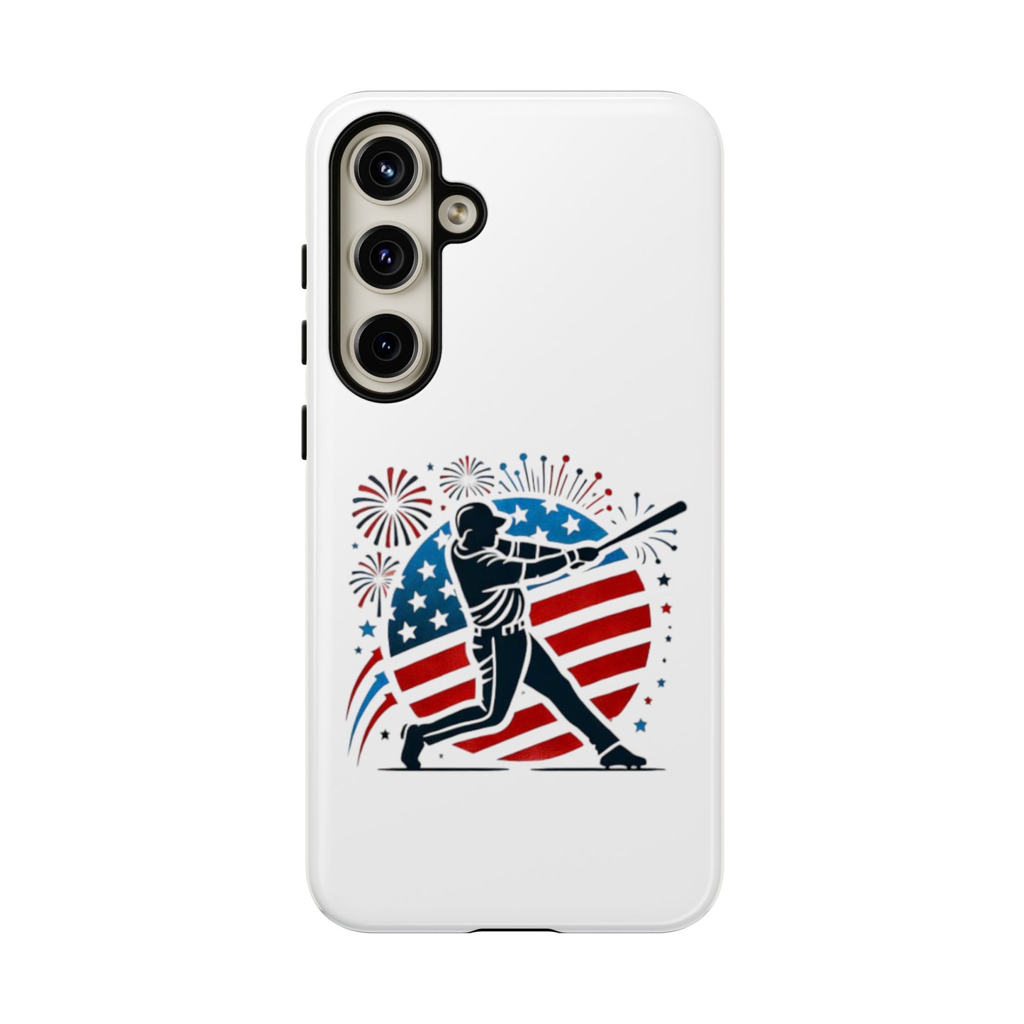 July 4th Baseball design Tough Cases