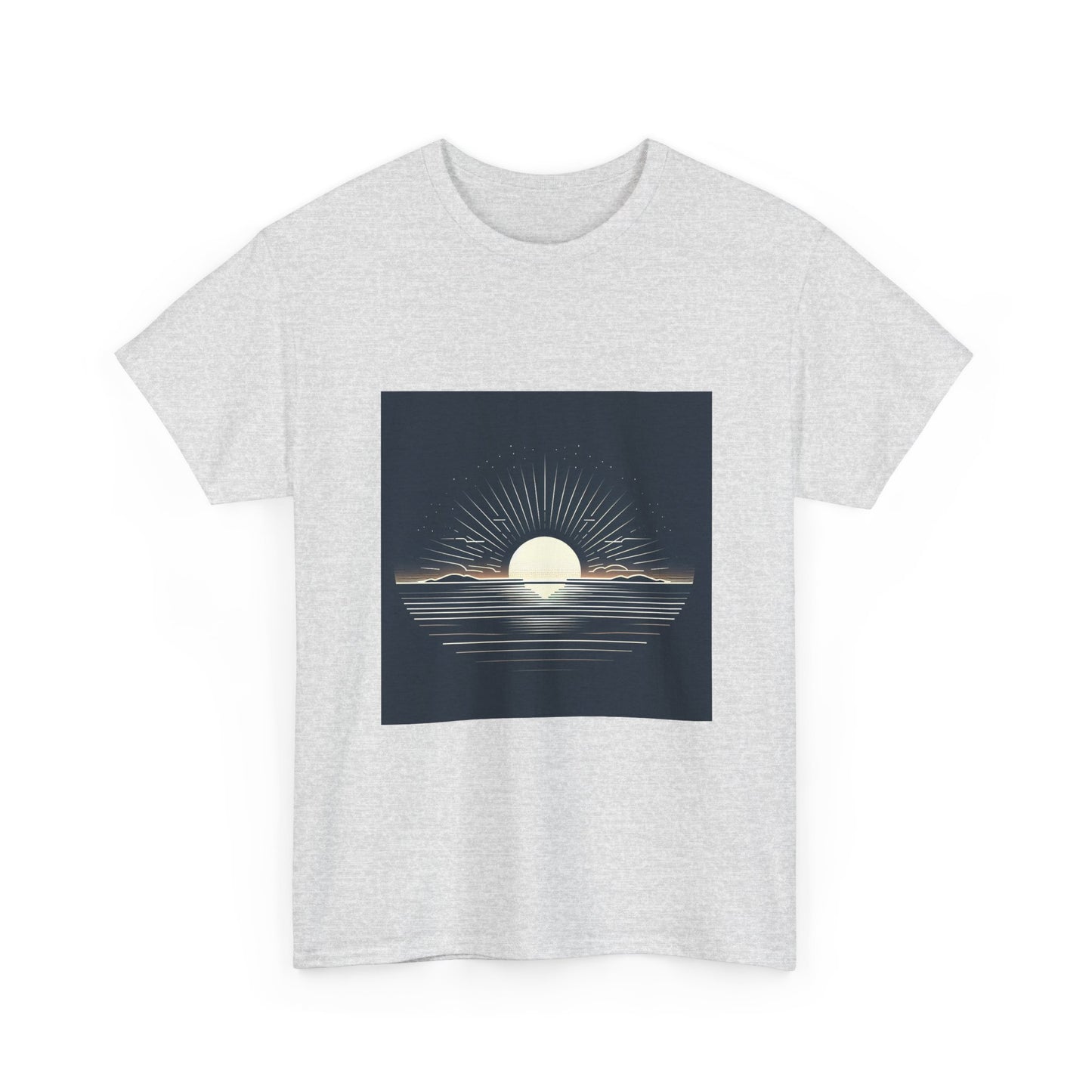 Rise and Shine: Horizon's Bold Vector Dawn T-Shirt