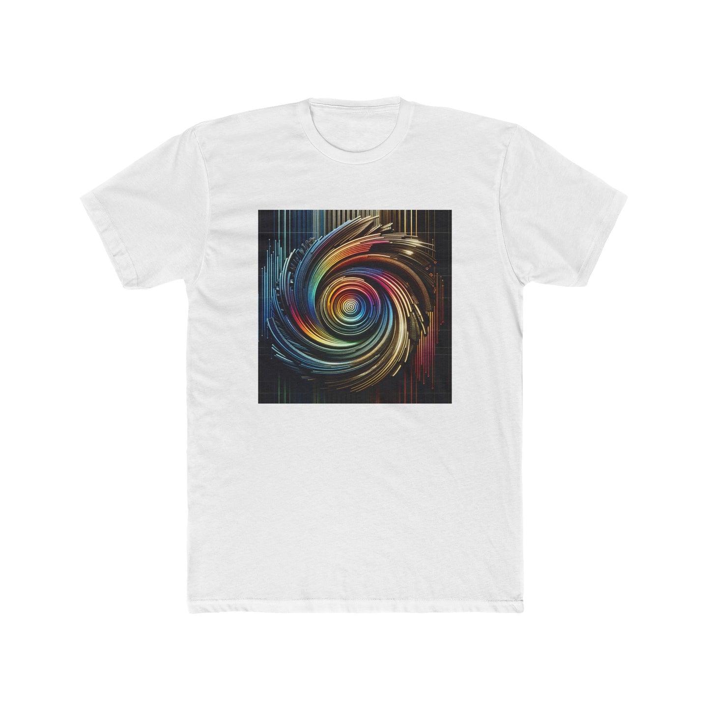 Radiant AI: Spiraled Spectrum Reflections Tee T-Shirt