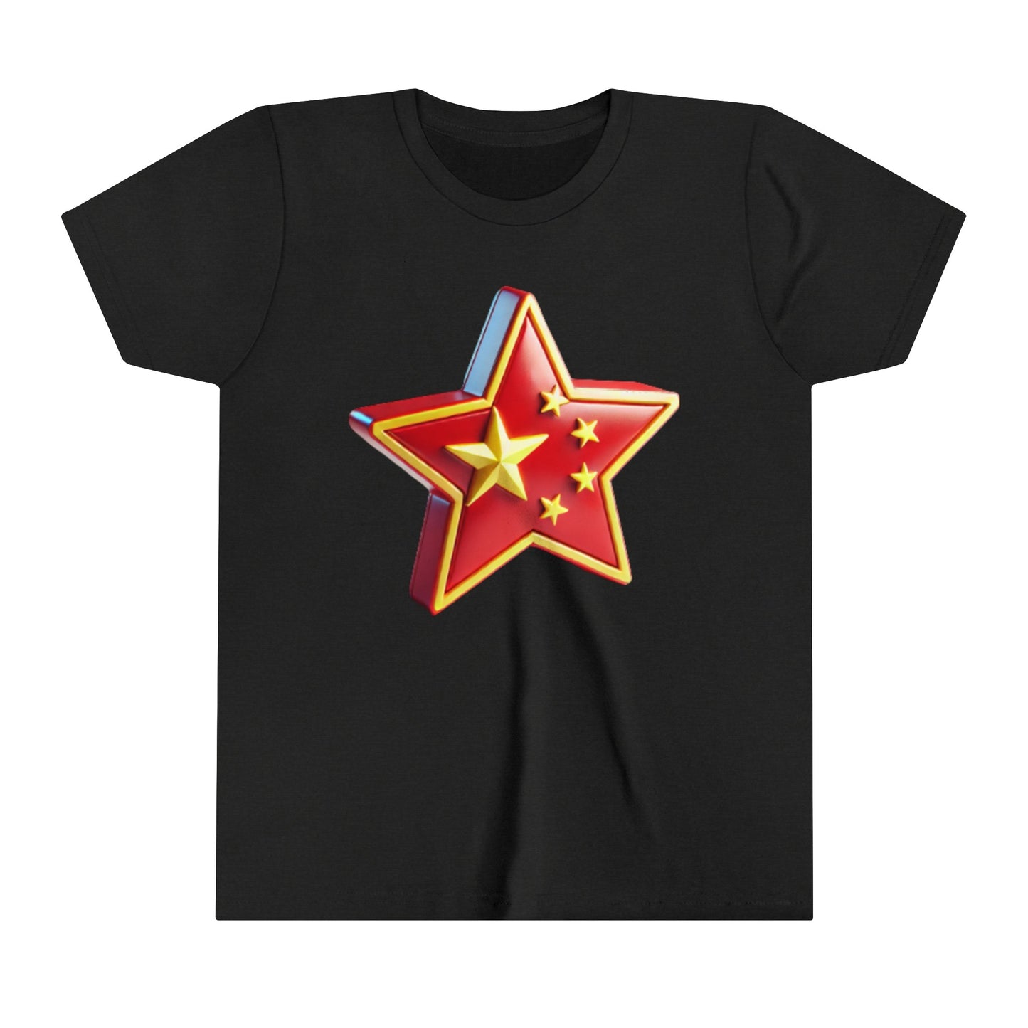China flag Design(Youth Short Sleeve Tee)
