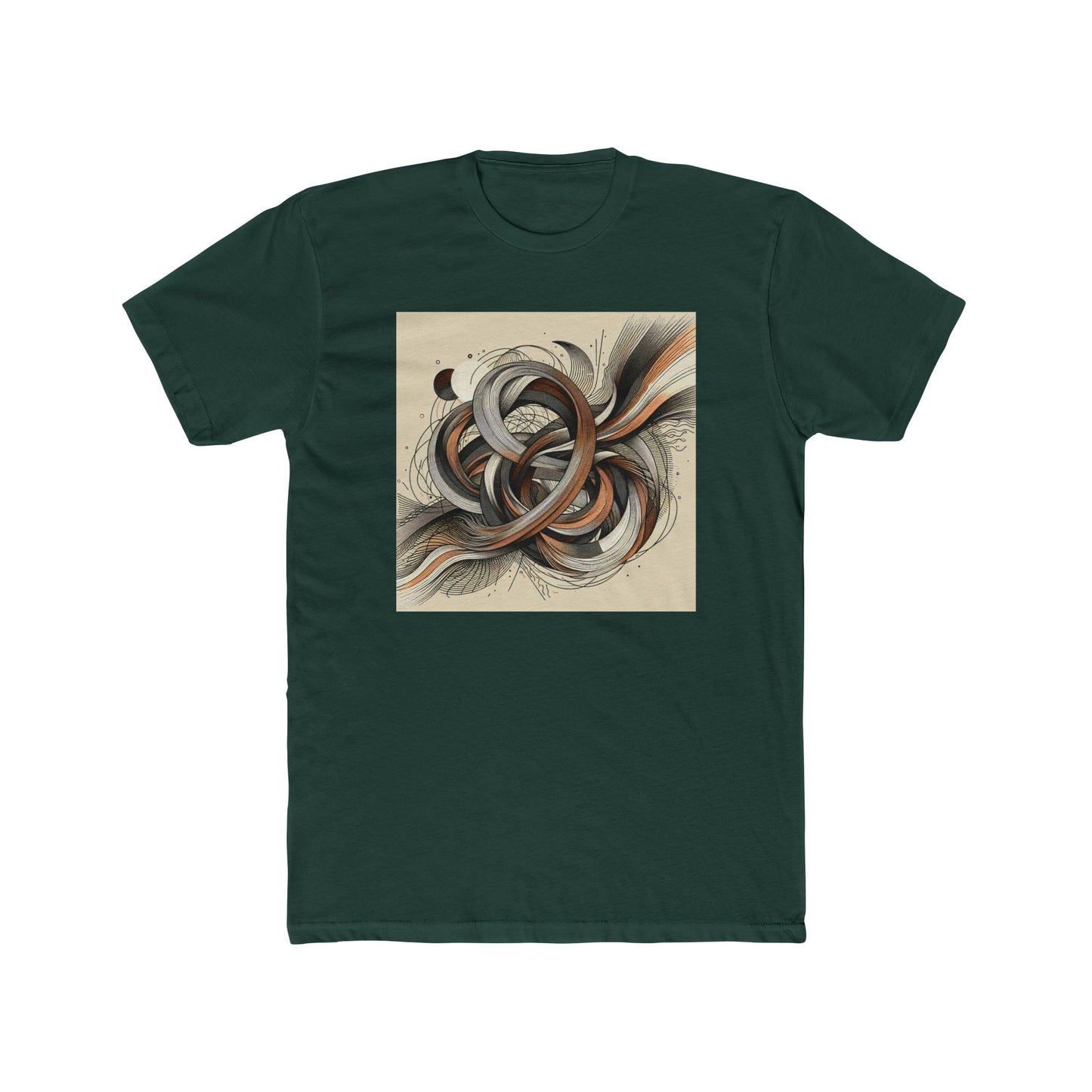 Flowing Lines: Art in Motion Tee T-Shirt