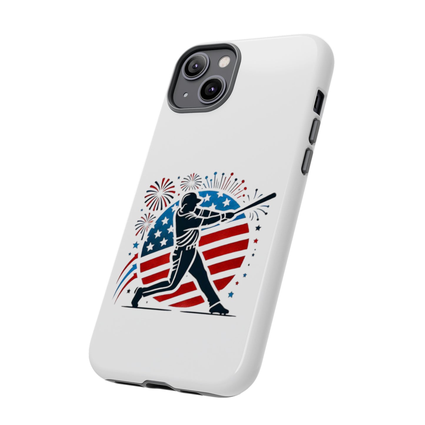 July 4th Baseball design Tough Cases