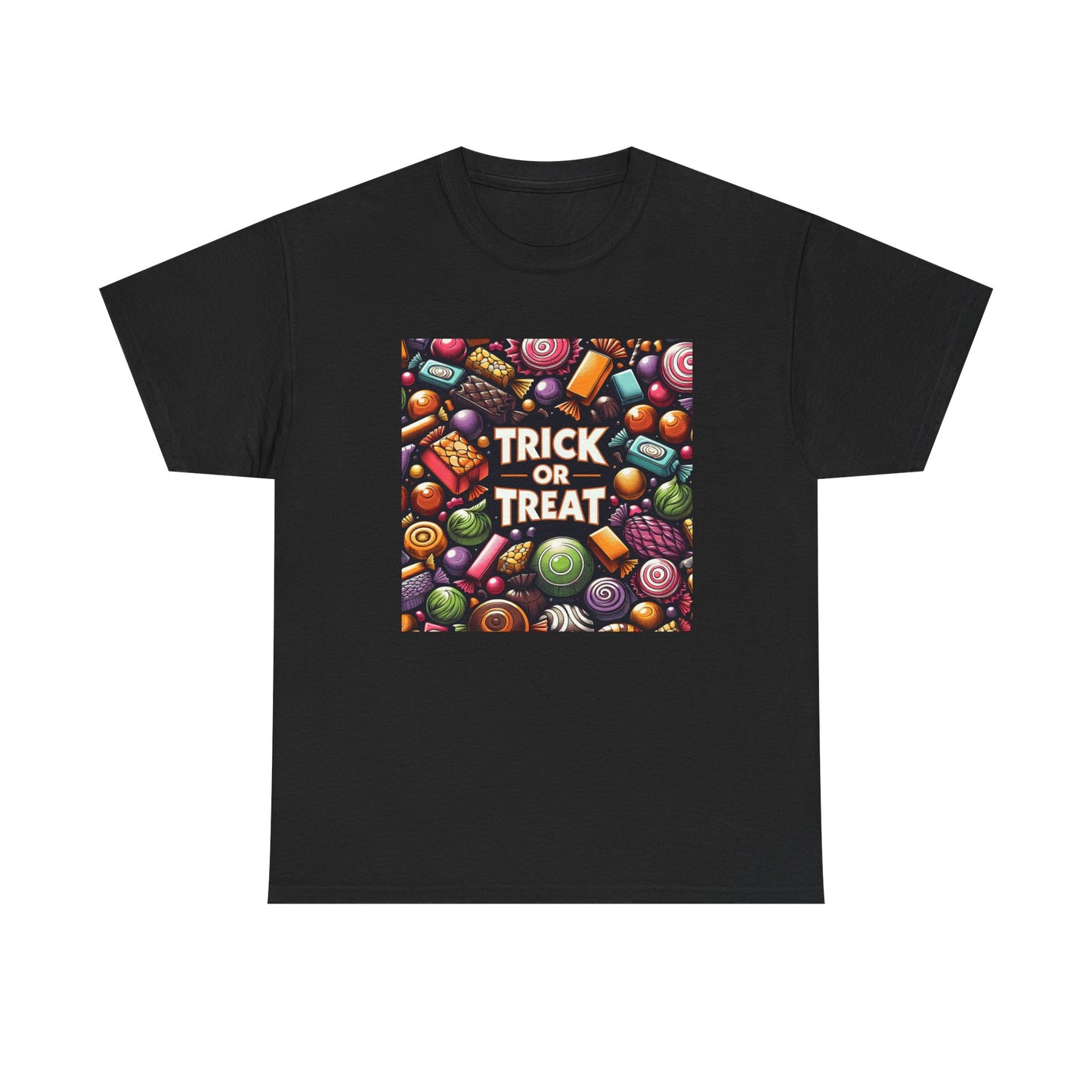 Sweet Illusions: Trick or Treat Delight Tee T-Shirt