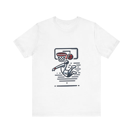 Basket Ball Design [Unisex Jersey Short Sleeve Tee]