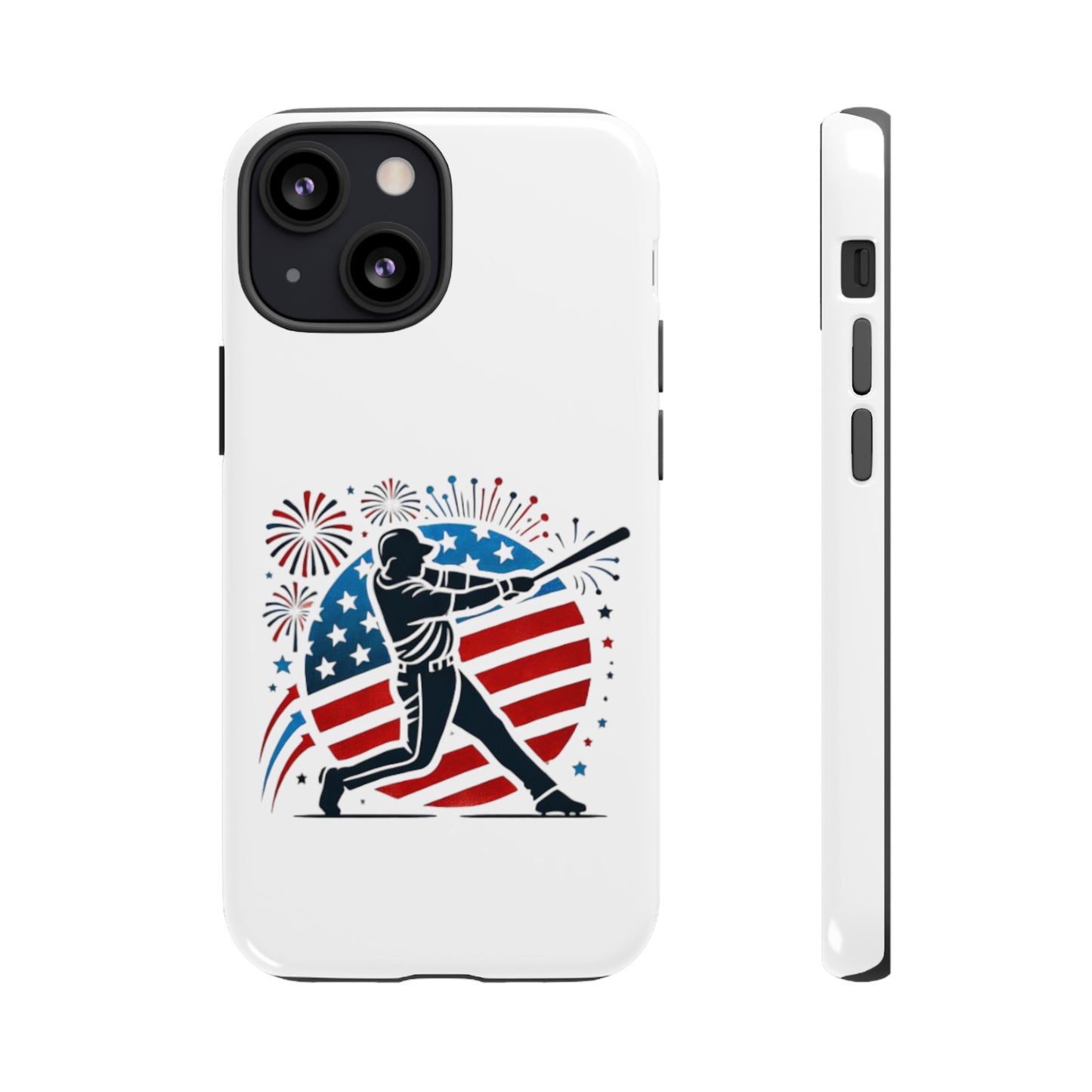 July 4th Baseball design Tough Cases